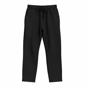 Kate Spade Womens Tuxedo Black Joggers Size 12 Drawstring Pockets Minimalist